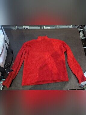 Sanctuary Sweater Mock Neck Drop Shoulder Teddy Textured
